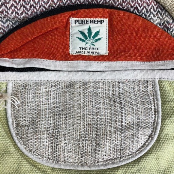 Beige hemp 100% pure hemp backpack - Picture 2 of 8